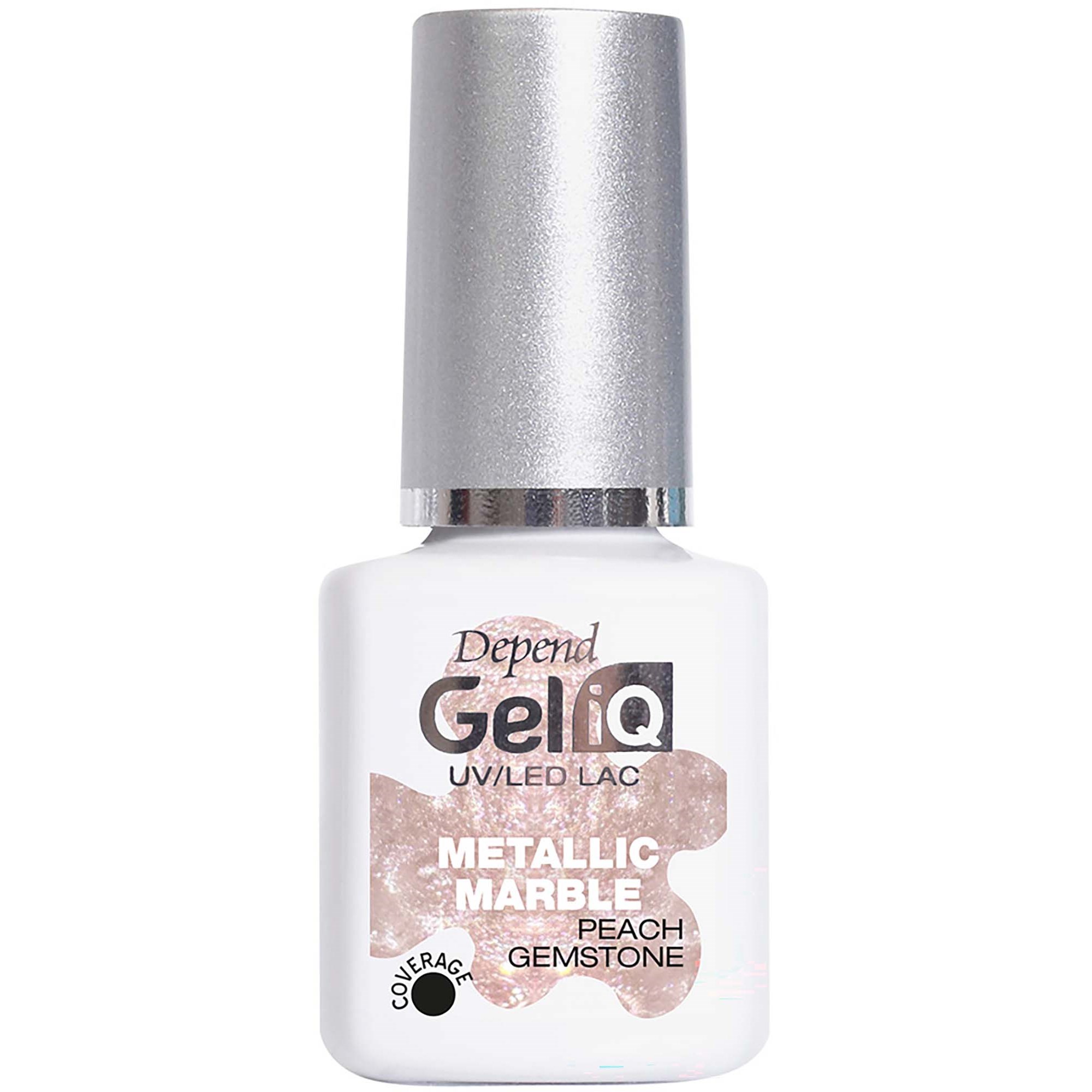 Depend Gel iQ Effects Metallic Marble Peach Gemstone