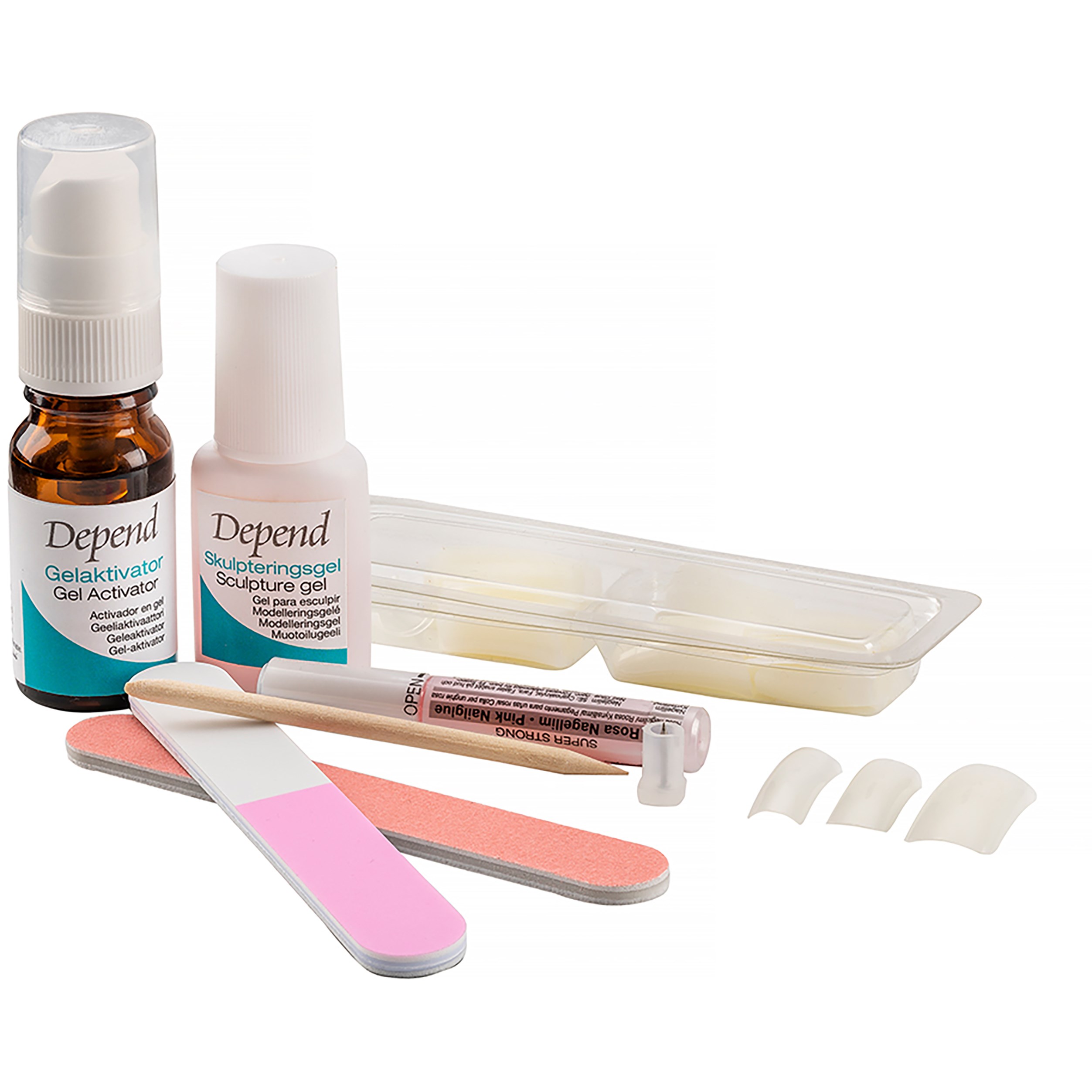 Alternativ bild 1 för Depend Gelkit Salon Size