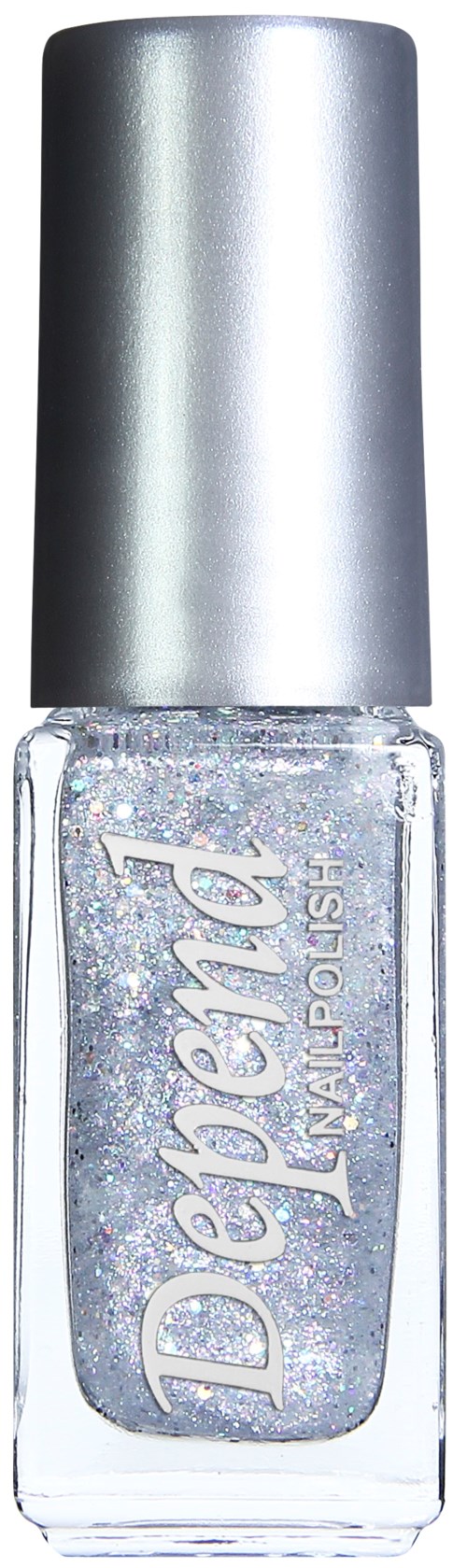 Depend Glitter Collection  4076 Silver