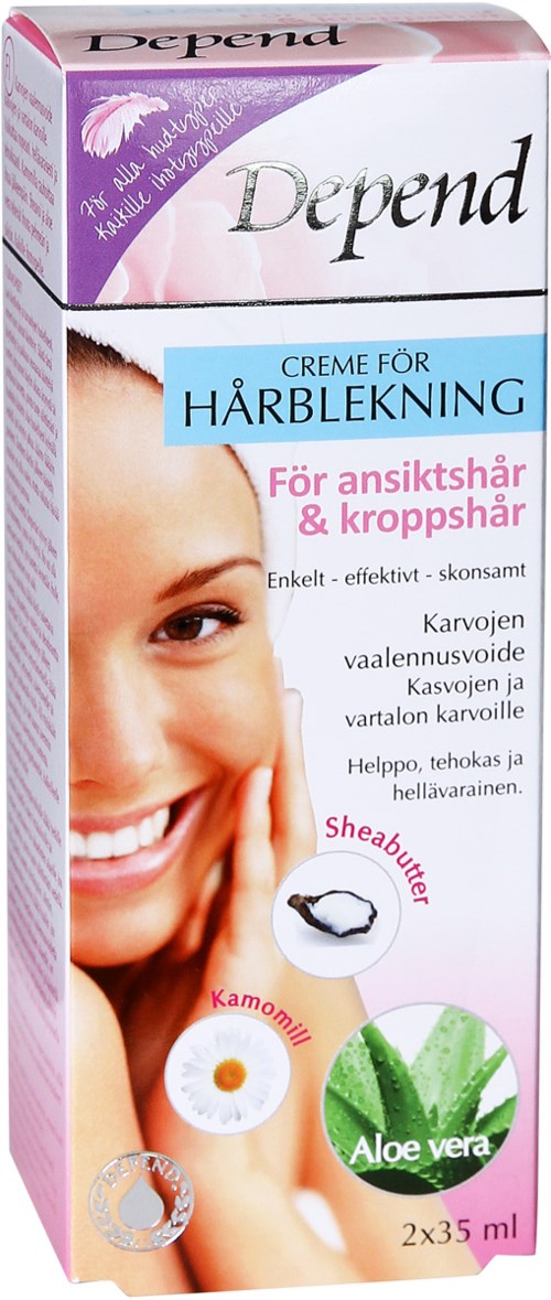 Depend Hårblekningscreme Ansikte & Kropp 70 ml
