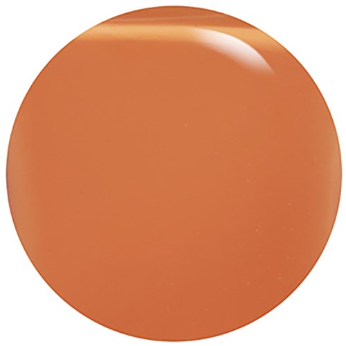 Een gladde, ronde, oranje bal met een glanzend oppervlak.