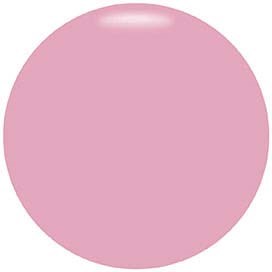 A pink circle with a smooth surface and no markings.