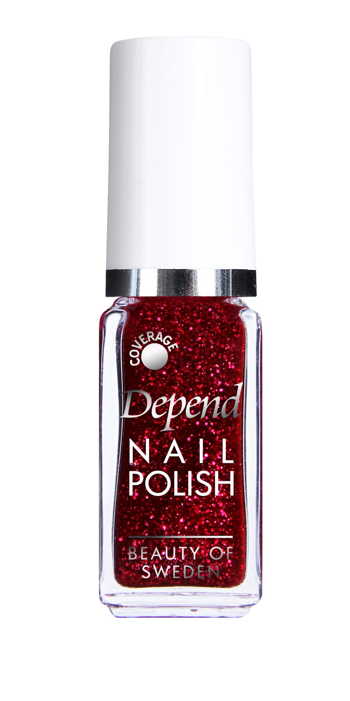 Depend Minilack Sparkle All The Way Collection Red Fling 5104 DC | lyko.com