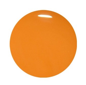 En glänsande orange boll utan märken eller klistermärken, slät och rund.
