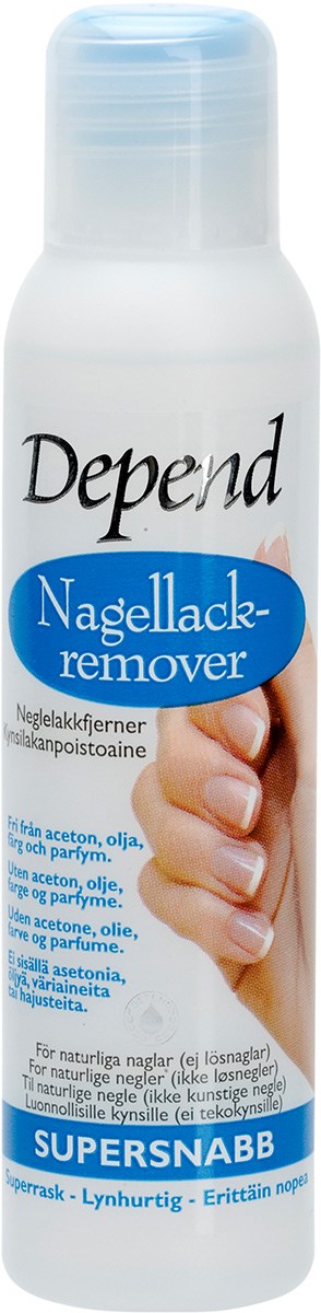 Depend Depend Nagellackremover Supersnabb 100 ml
