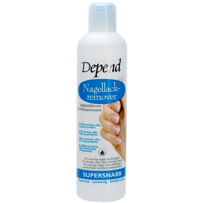 Depend Nagellackremover Supersnabb 250 ml