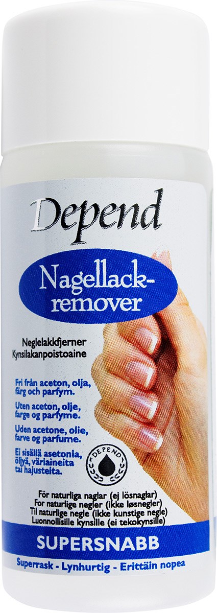 Depend Neglelakfjerner Lynhurtig 30 ml