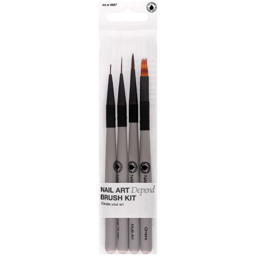 Depend Gel iQ Effects Nail Air Brush Kit 4-pack billede
