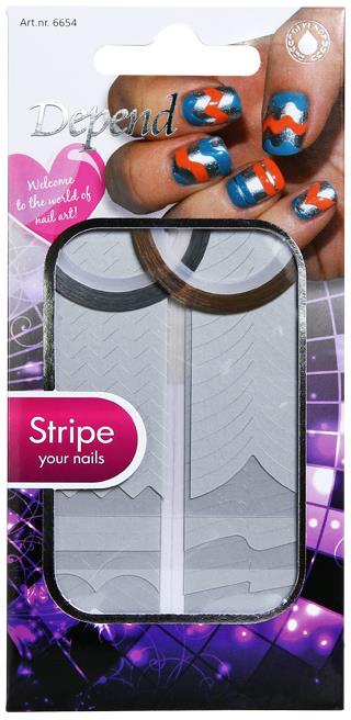 Depend Nail Art Stripe Your Nails