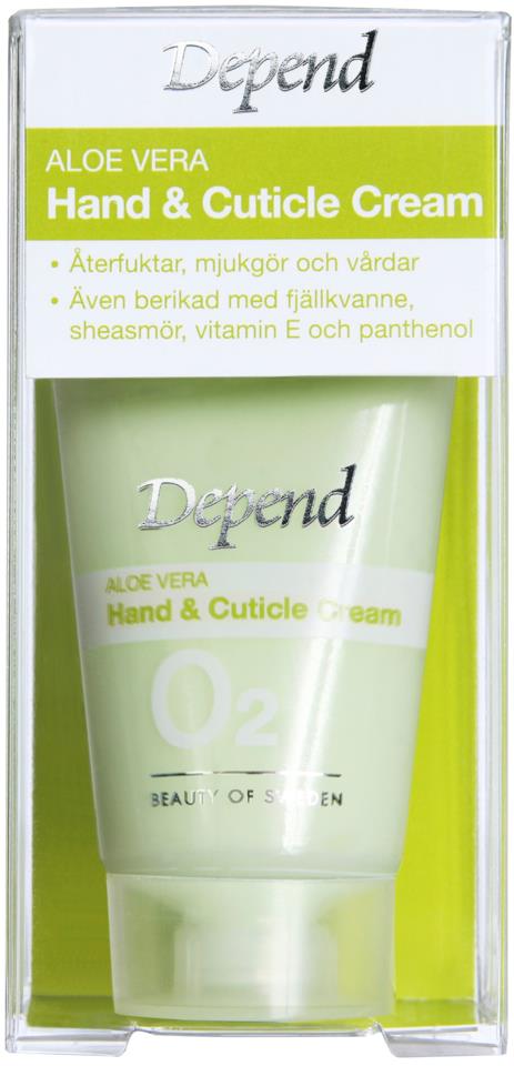 Depend O2 Aloe Vera Hand & Cuticle Cream