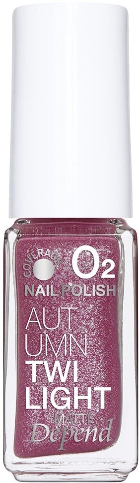Rosa nagellackflaska med vit lock och OPI-logga, märkt 'Light.'