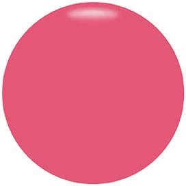 En stor rosa cirkel på en vit bakgrund.