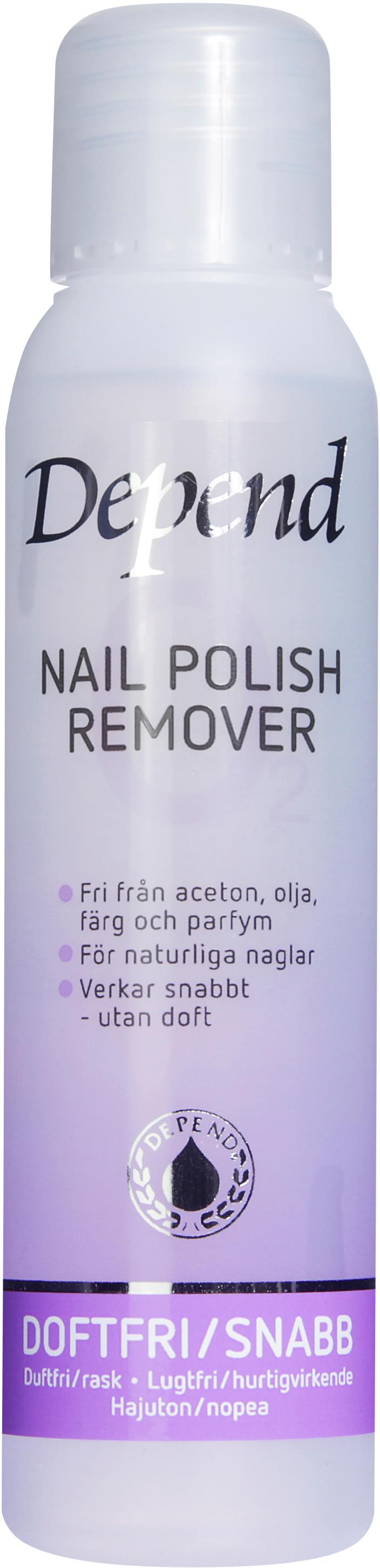 Depend O2 Doftfri Snabb Lila 100 ml
