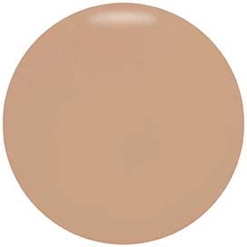 En stor beige cirkel utan ytterligare detaljer eller element.