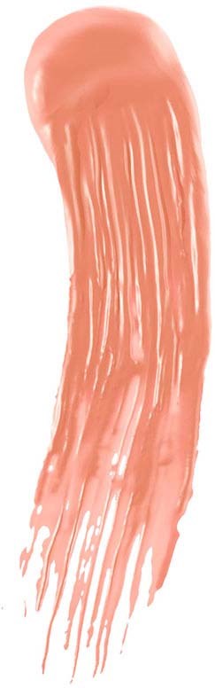 Een realistische roze kwal met lange tentakels drijft verticaal.
