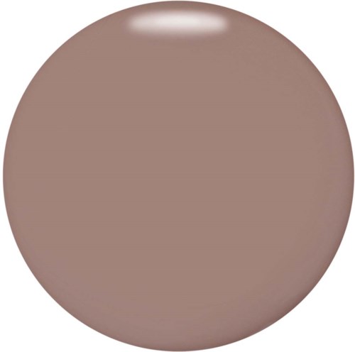 En rund, slät yta med beige färg och ett glänsande ljus upptill.
