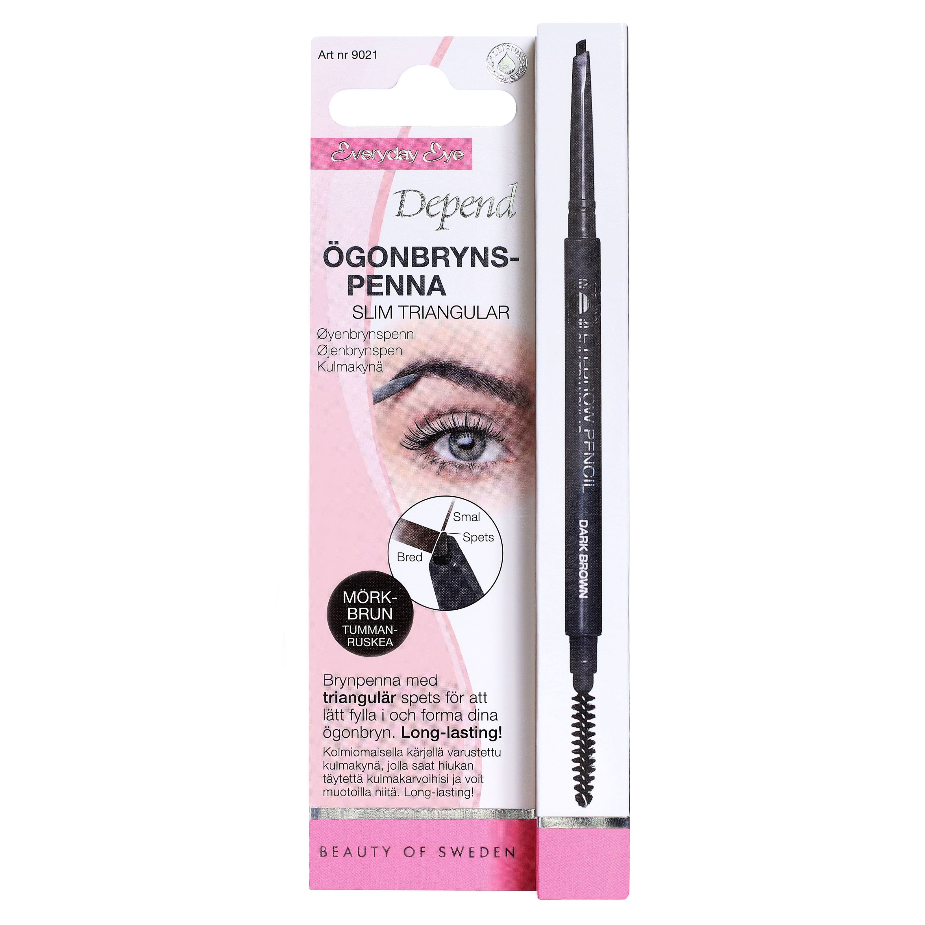 Depend Everyday Eye Slim Triangular Dark Brown 0,05g