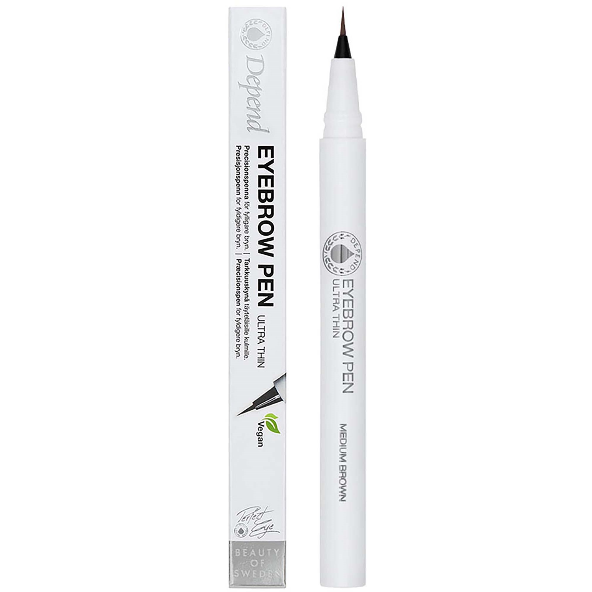 Depend Perfect Eye Eyebrow Pen Ultra Thin Medium Brown