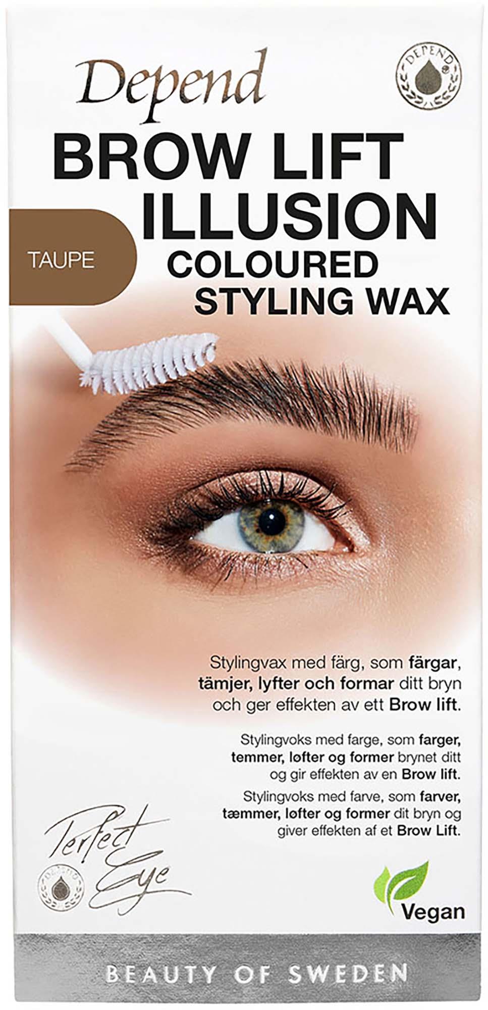 Depend Perfect Eye Brow Illusion Wax Taupe