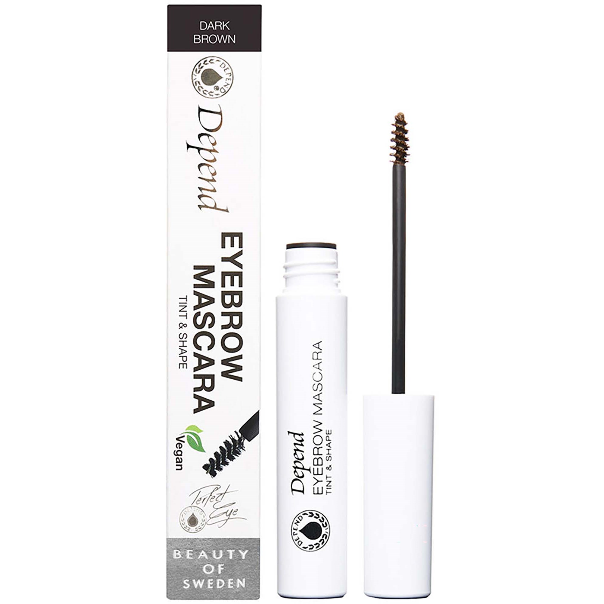 Depend Perfect Eye Eyebrow Mascara Tint og Shape Dark Brown