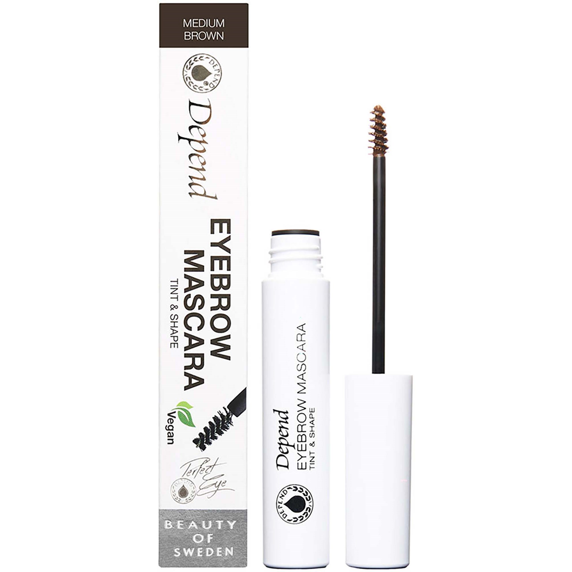 Depend Perfect Eye Eyebrow Mascara Tint og Shape Medium Brown