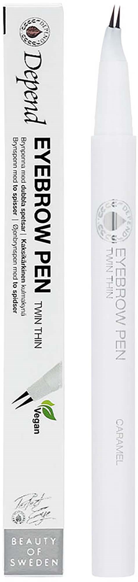 Depend Perfect Eye Eyebrowpen. twin thin Caramel