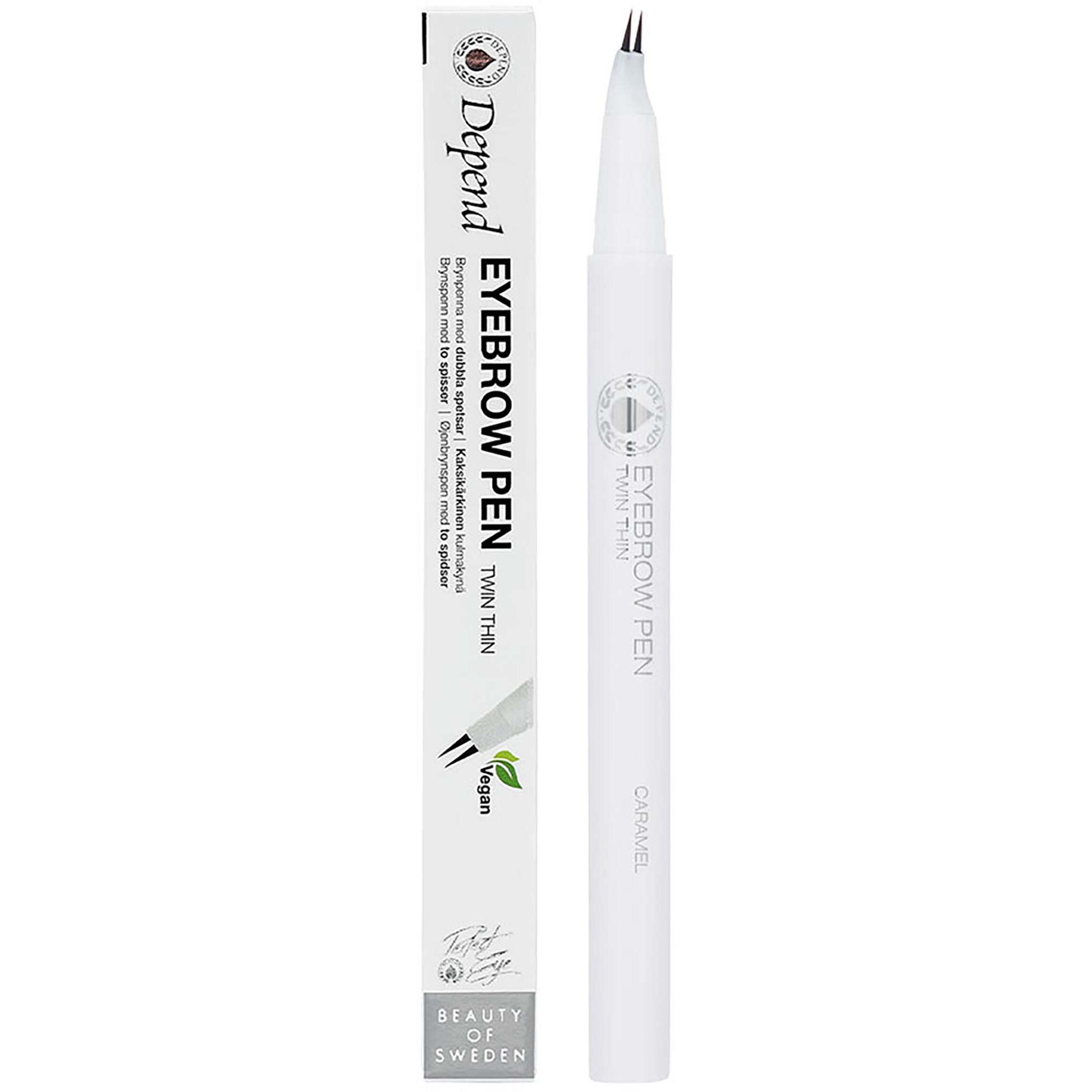 Depend Perfect Eye Eyebrowpen. twin thin Caramel