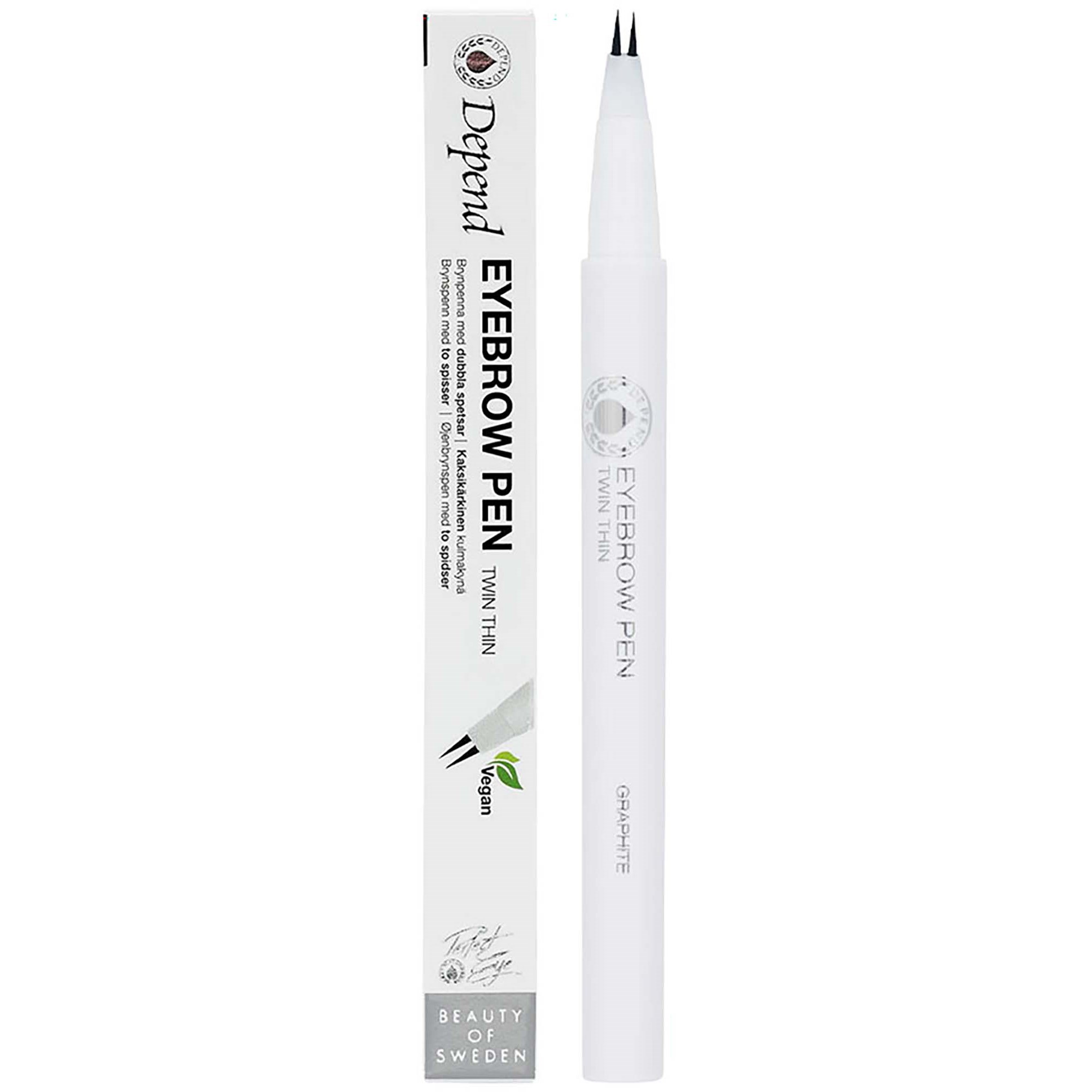 Depend Perfect Eye Eyebrowpen. twin thin Graphite