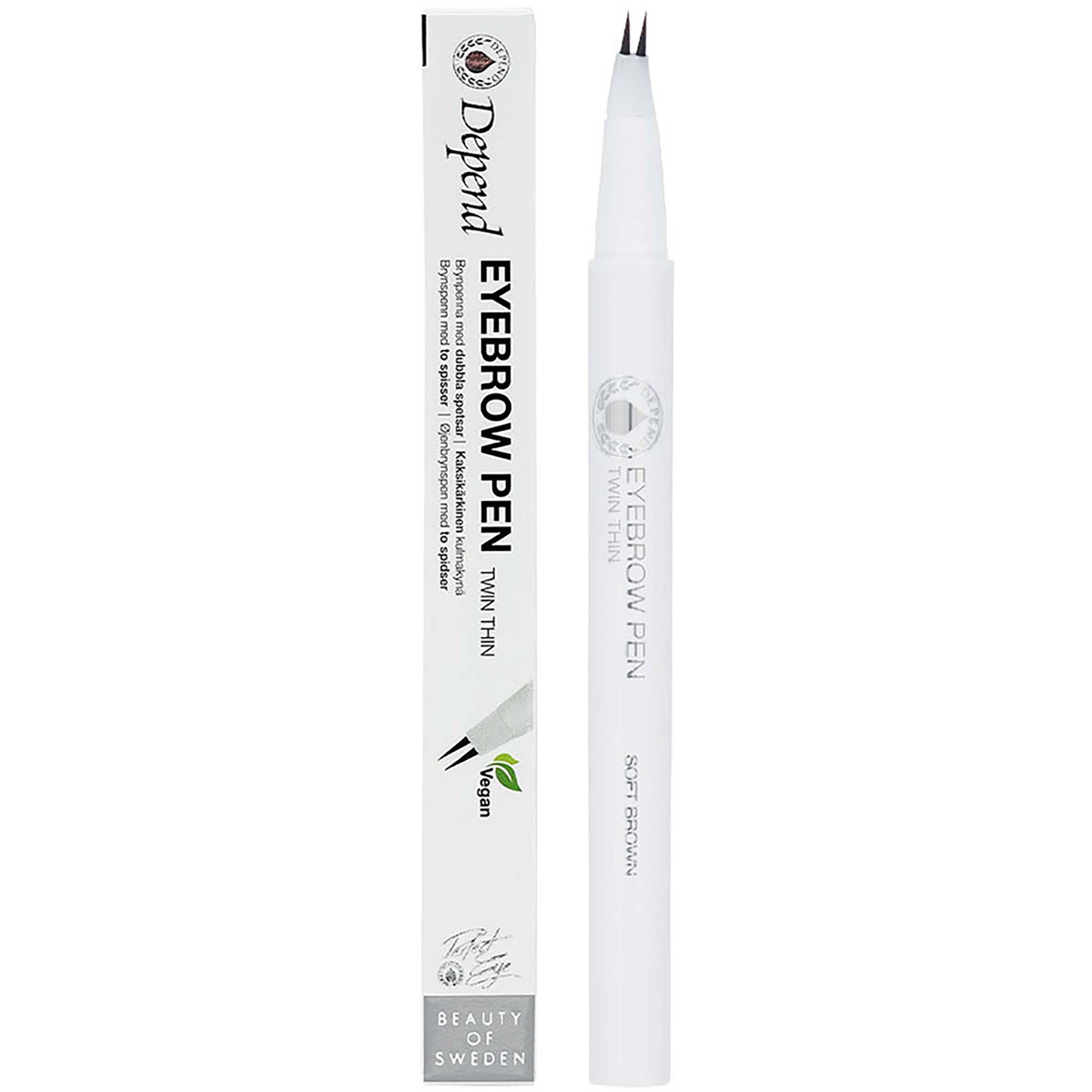 Depend Perfect Eye Eyebrowpen. twin thin Soft Brown