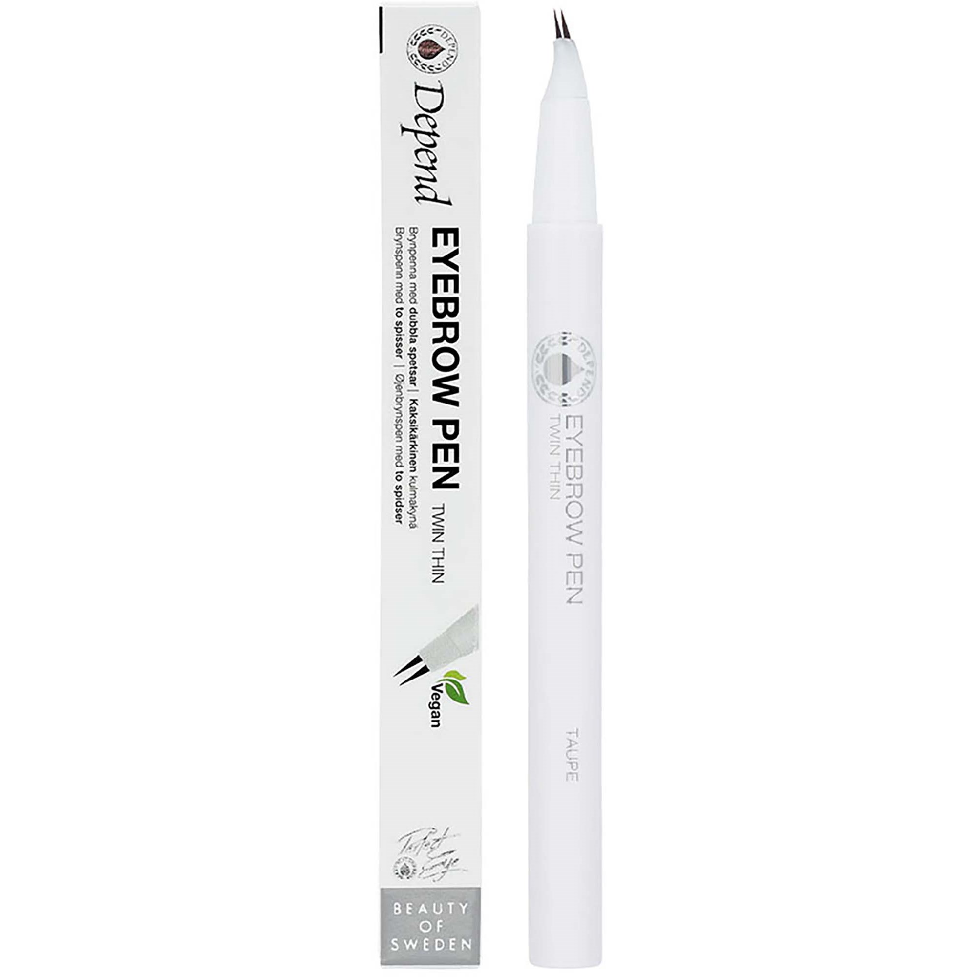 Depend Perfect Eye Eyebrowpen. twin thin Taupe