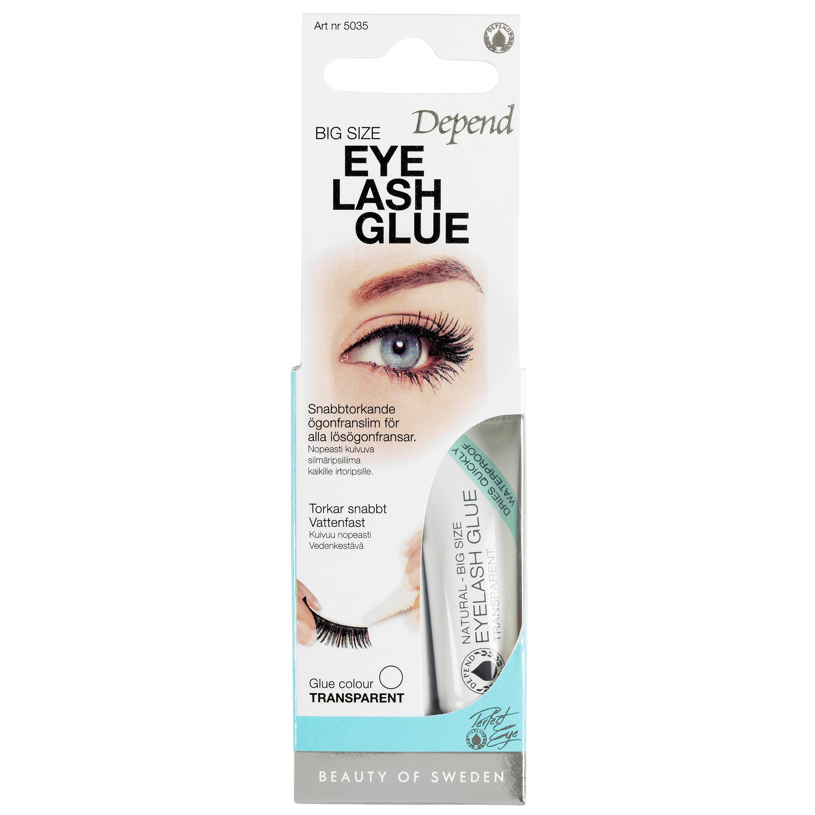 Bilde av Depend Perfect Eye Eyelash Glue Natural Big Size