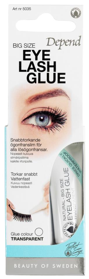Depend Perfect Eye Eyelash Glue Natural - Big size 7 g