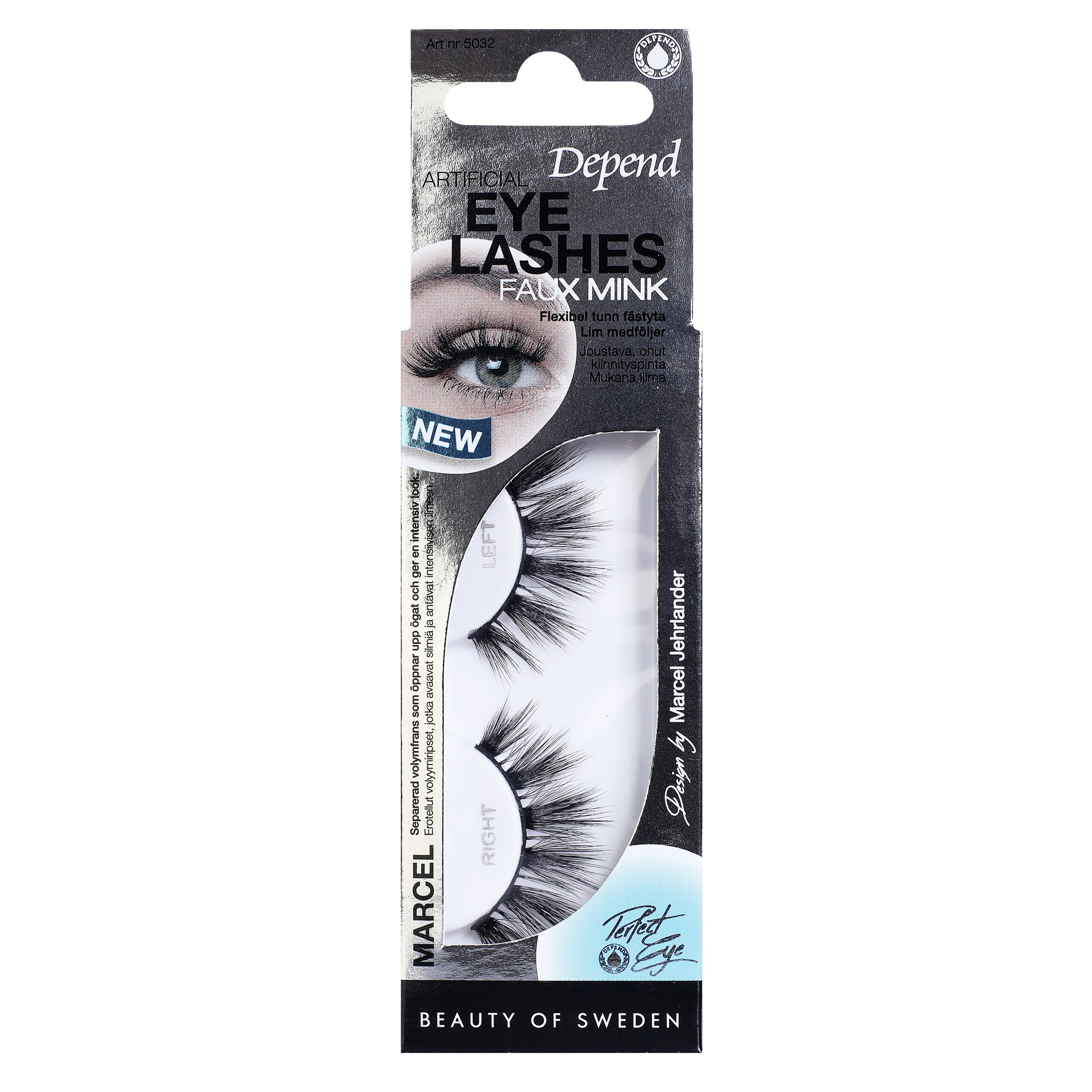 Depend Perfect Eye Artificial Eyelashes Faux Mink Marcel