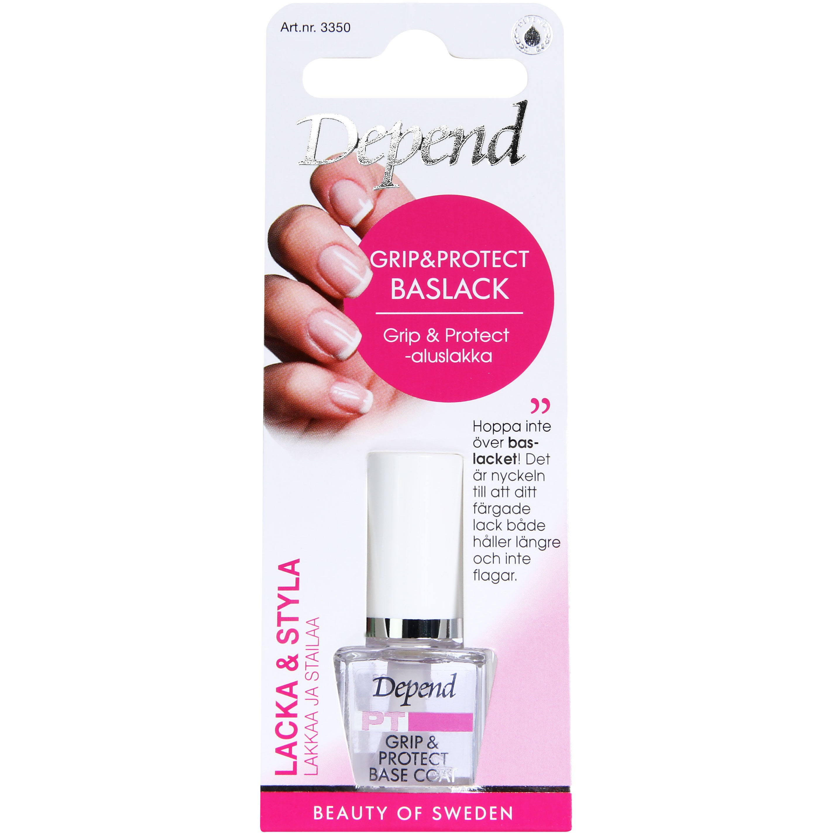 Depend PT Grip & Protect Bas Coat 8 ml billede