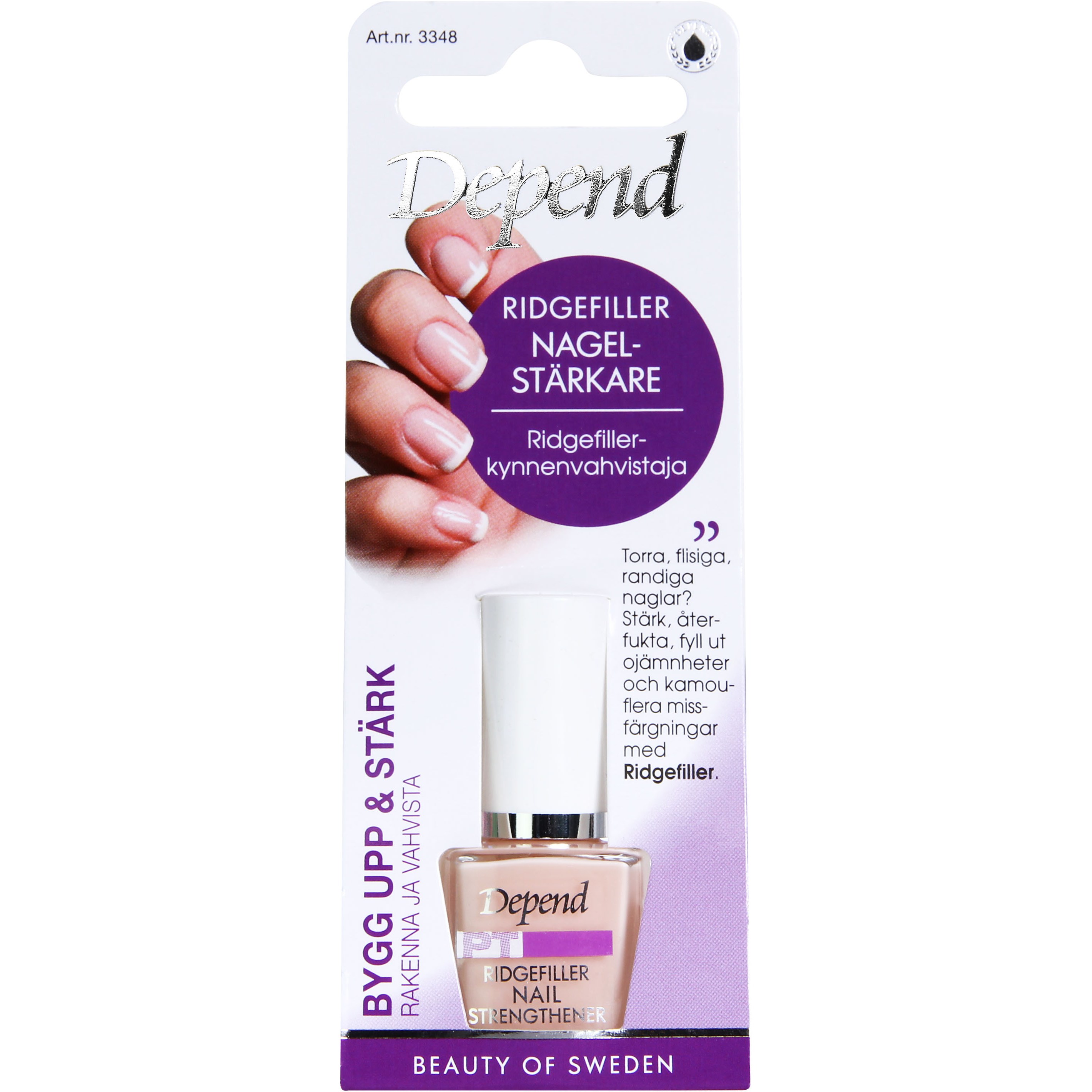 Depend PT Ridgefiller Nail Strengthener 8 ml billede