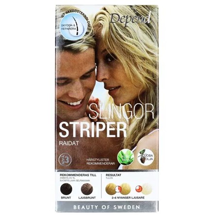 Depend Striping Kit Dark Brown to Light Brown