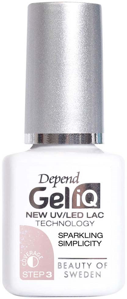 Depend Gel iQ Soft Spoken UV/LED Nail Polish Sparkling Simplicity