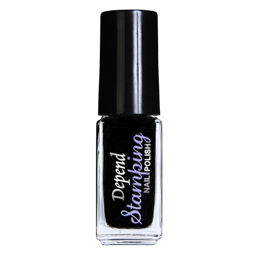 Depend Stamping Nail Polish 6701 Svart