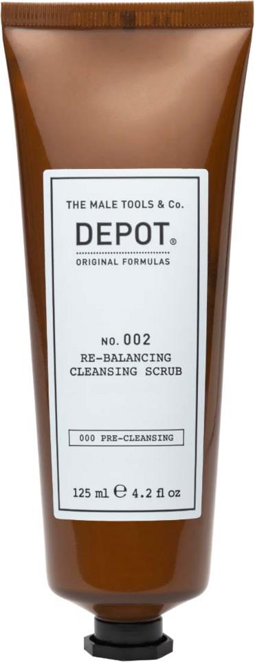DEPOT MALE TOOLS No. 002 Re-Balancing Cleansing Scrub 125 ml