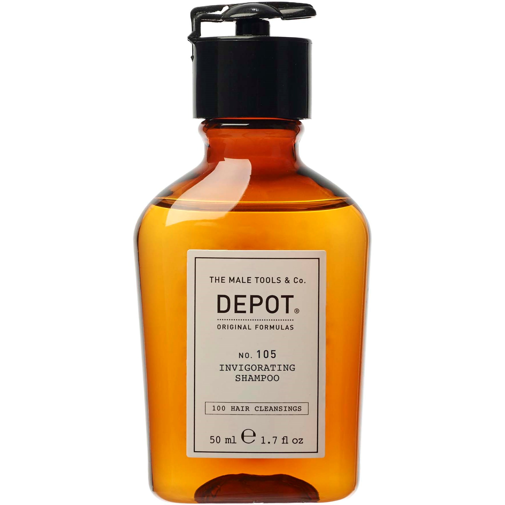 DEPOT MALE TOOLS No. 105 Invigorating Shampoo 50 ml billede