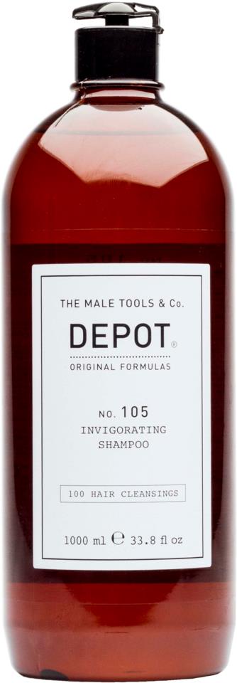 DEPOT MALE TOOLS No. 105 Invigorating Shampoo 1000 ml