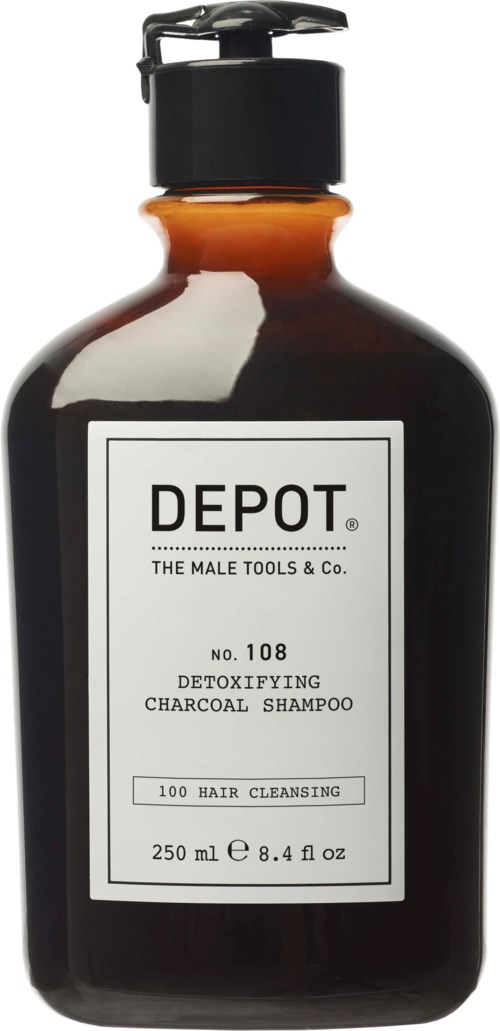 DEPOT MALE TOOLS No. 108 Detoxifying Charcoal Shampoo 250 ml