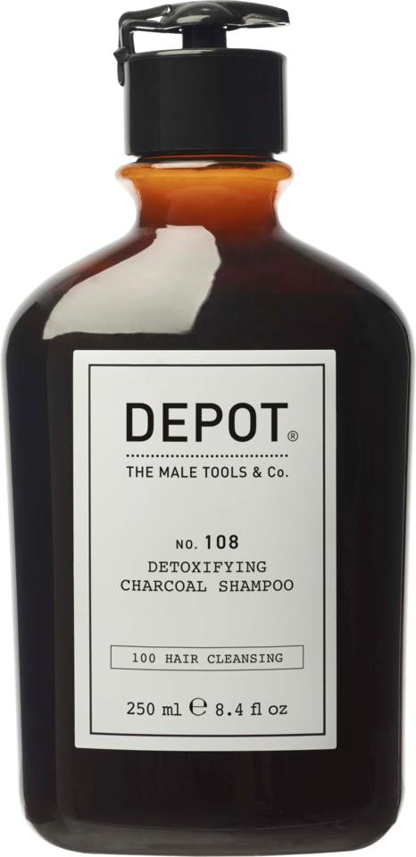 DEPOT MALE TOOLS No. 108 Detoxifying Charcoal Shampoo  250 ml
