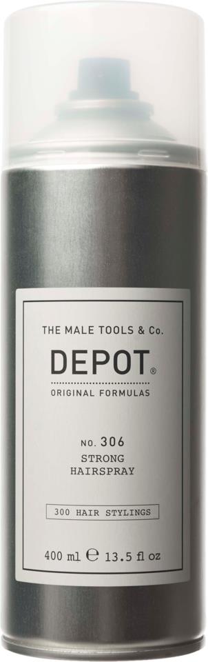 DEPOT MALE TOOLS 
No. 306 Strong Hairspray  400 ml