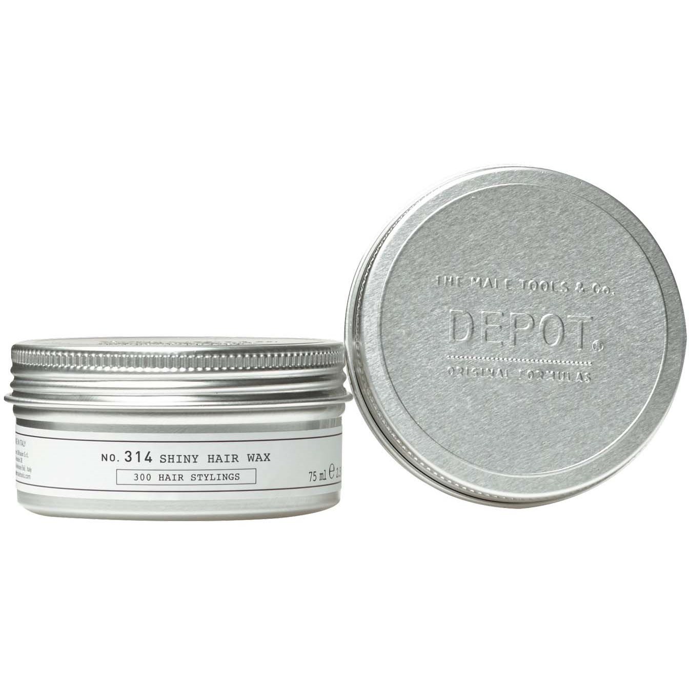 DEPOT MALE TOOLS No. 314 Shiny Hair Wax 100 ml billede