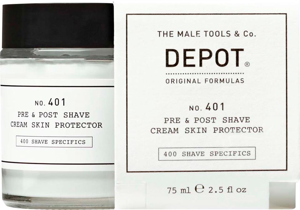 DEPOT MALE TOOLS No. 401 Pre & Post Shave Cream Skin Protector  75 ml