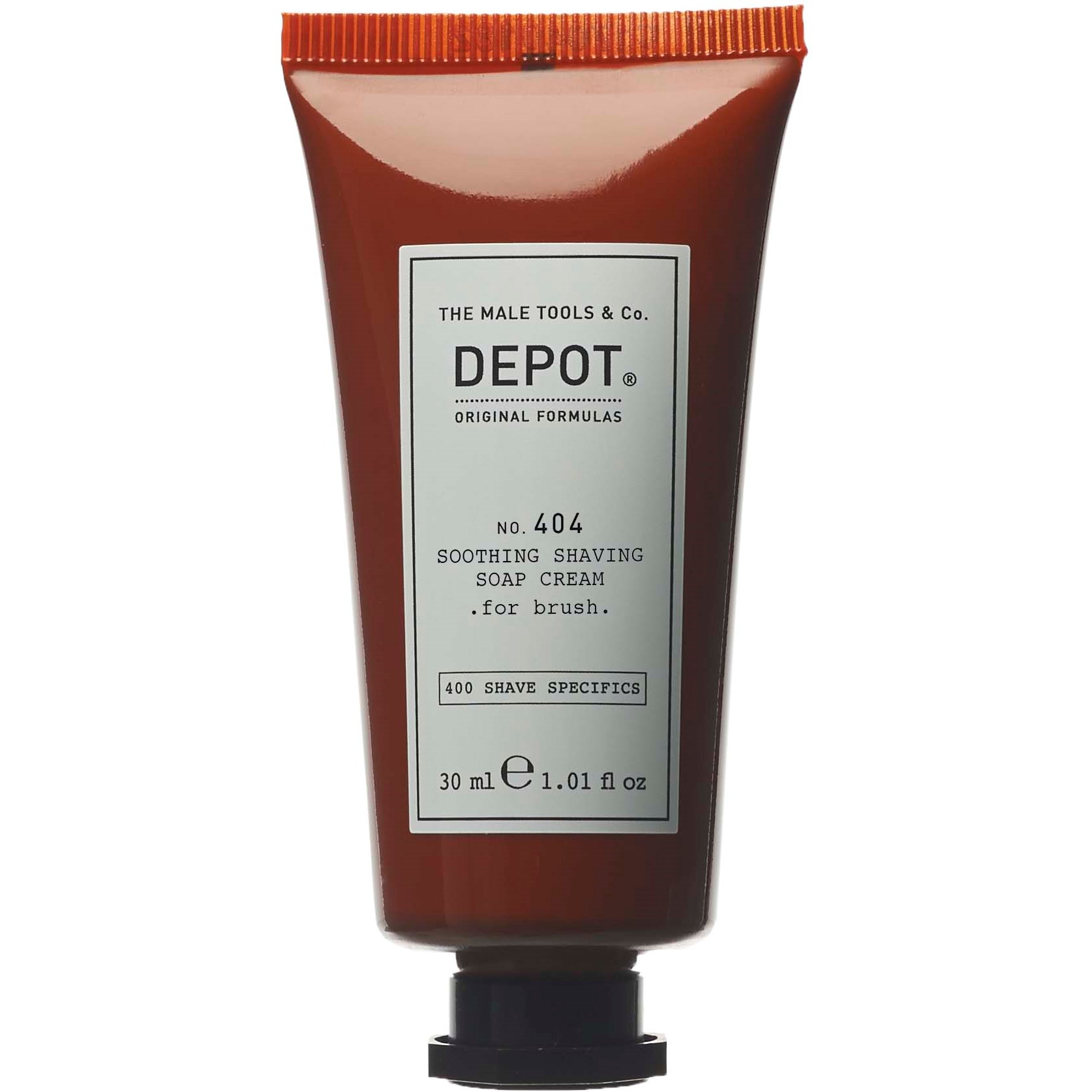Läs mer om DEPOT MALE TOOLS No. 404 Soothing Shaving Soap Cream For Brush 30 ml