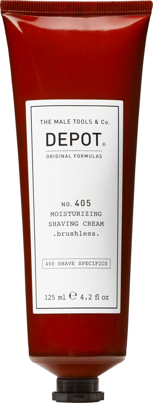DEPOT MALE TOOLS No. 405 Moisturizing Shaving Cream Brushless 125 ml