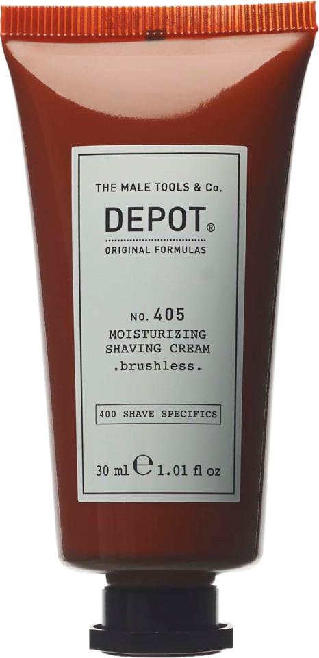 DEPOT MALE TOOLS No. 405 Moisturizing Shaving Cream Brushless  30 ml