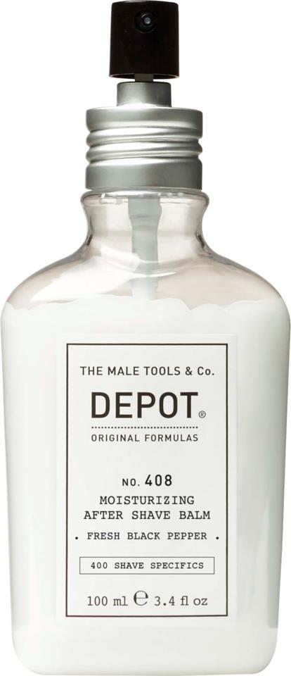 DEPOT MALE TOOLS No. 408 Moisturizing After Shave Balm Fresh Black Pepper 100 ml